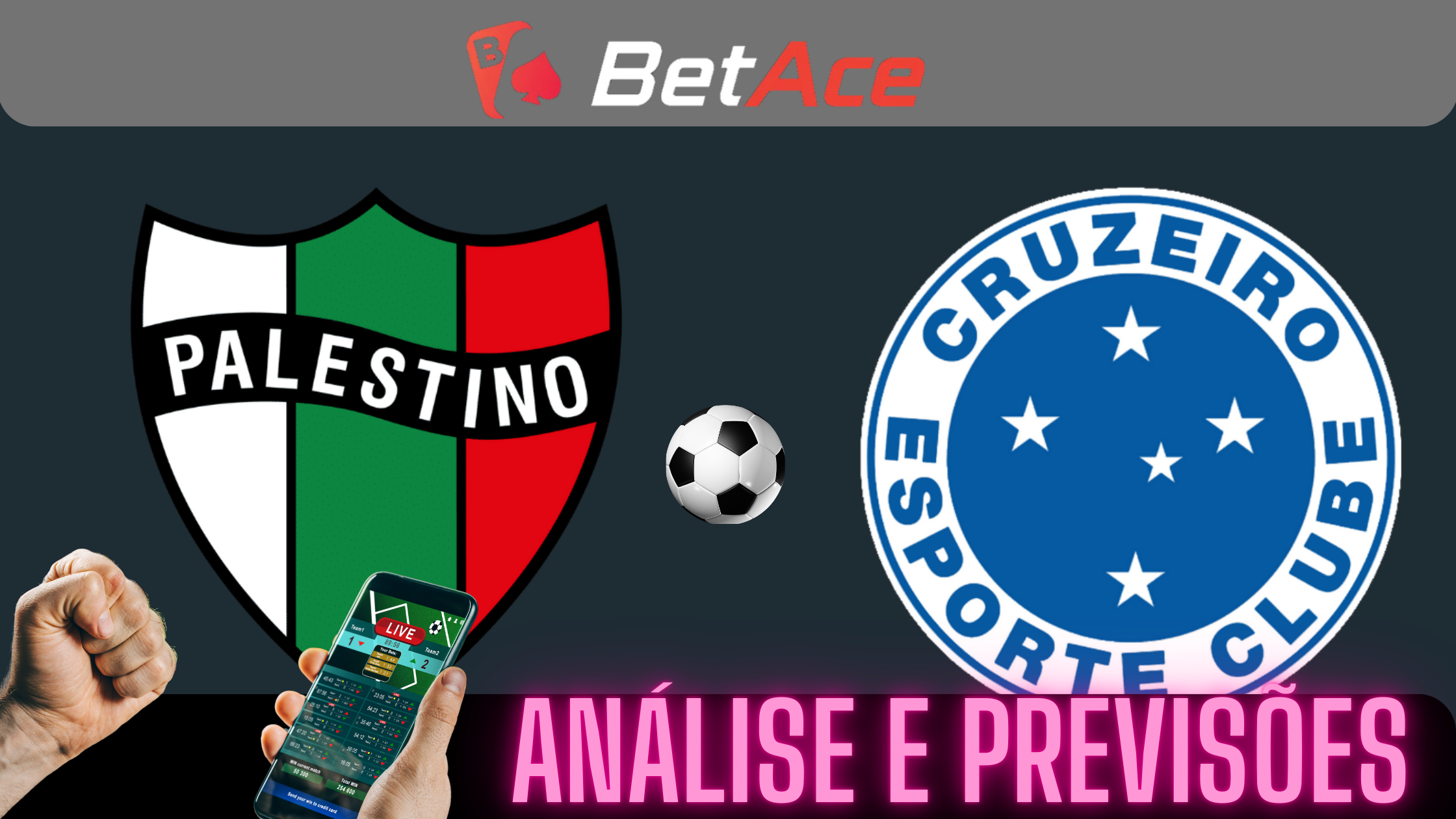 betace palestino x cruzeiro 2025