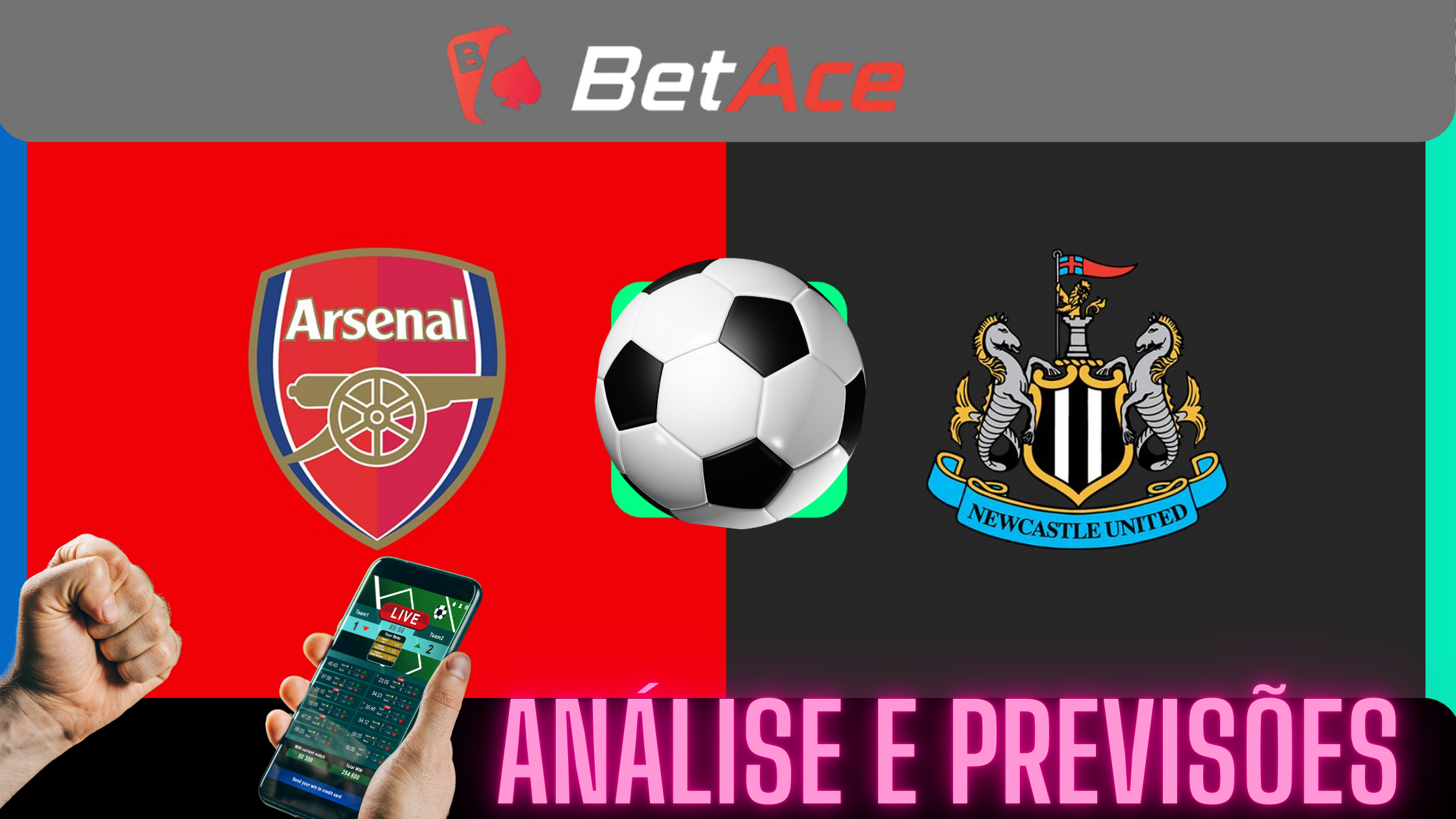 betace arsenal x newcastle 2025